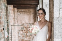 Wedding photography in Dubrovnik Old Town, Croatia – elegant bride and groom in historic streets